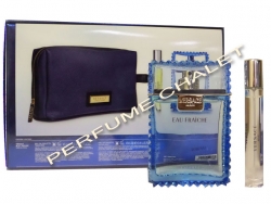 VERSACE - EAU FRAICHE SET + Trousse + Mini (M) 3 PCS