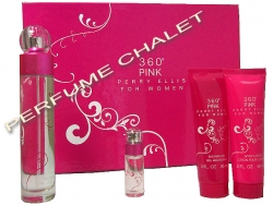 PERRY ELLIS - 360 PINK SET (W) 4 PCS 