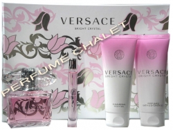 VERSACE - BRIGHT CRYSTAL SET (W) 4 PCS